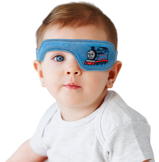 Baby Poggle Eye Patch - Train