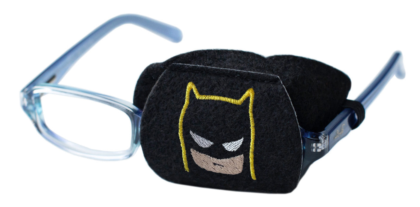 Child Eyeglass Patch - Bat Man