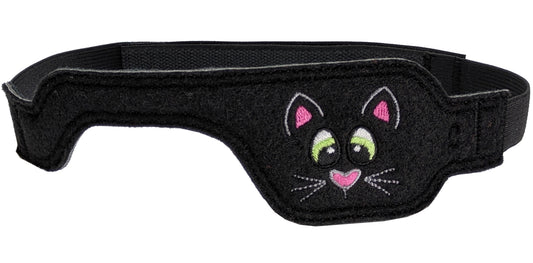 Child Poggle Eye Patch - Black Cat