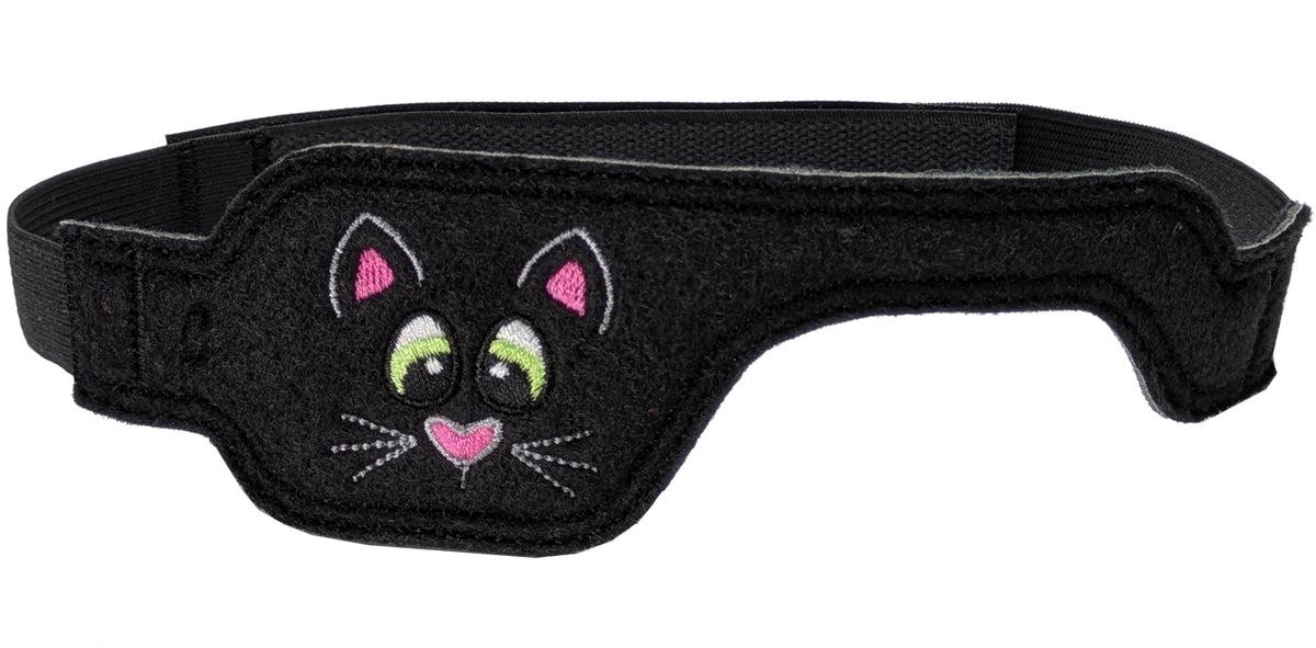 Child Poggle Eye Patch - Black Cat