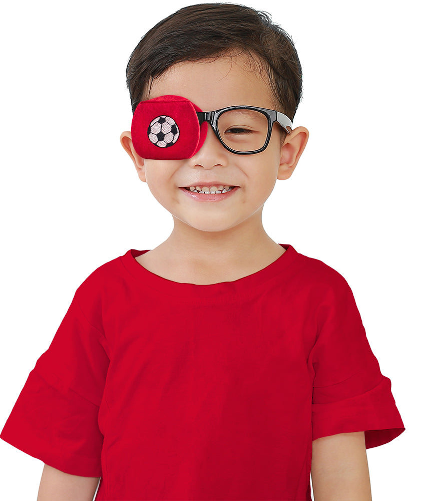 Child Eyeglass Patch - Soccer