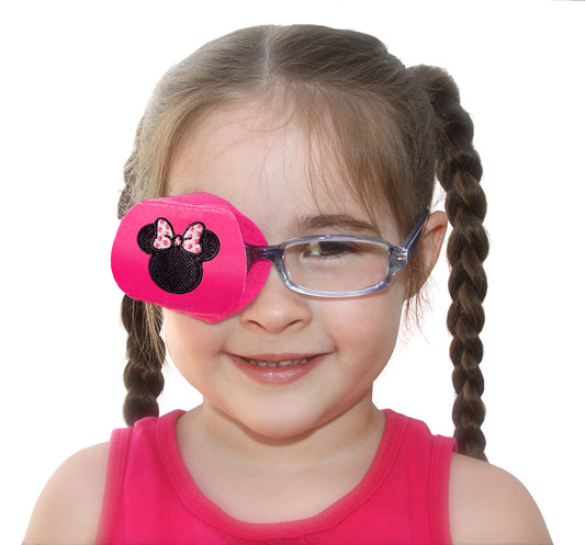 Child Eyeglass Patch - Miss Mouse
