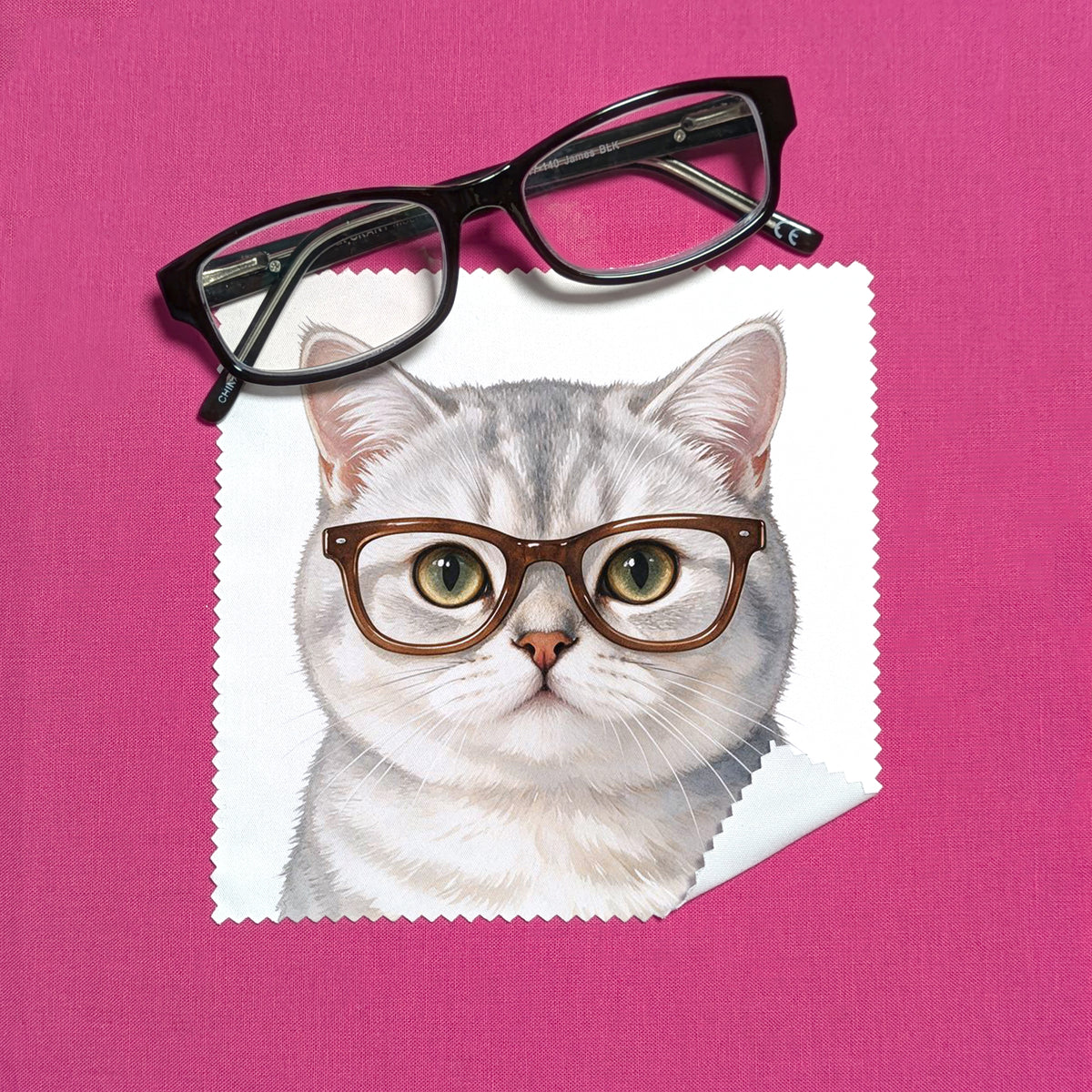 Lens Cloth - Cats Wearing Eyeglasses