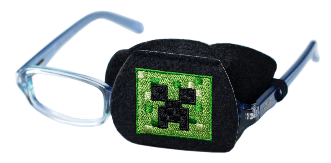 Child Eyeglass Patch - Block Head