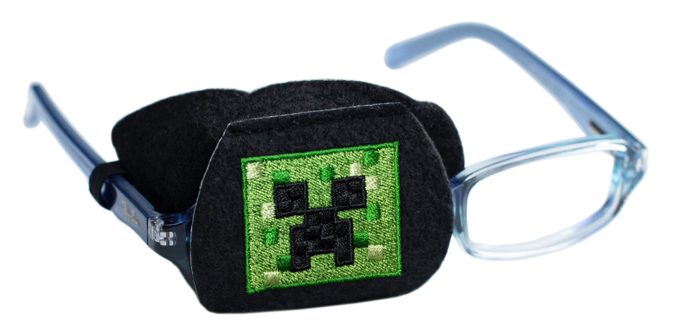 Child Eyeglass Patch - Block Head