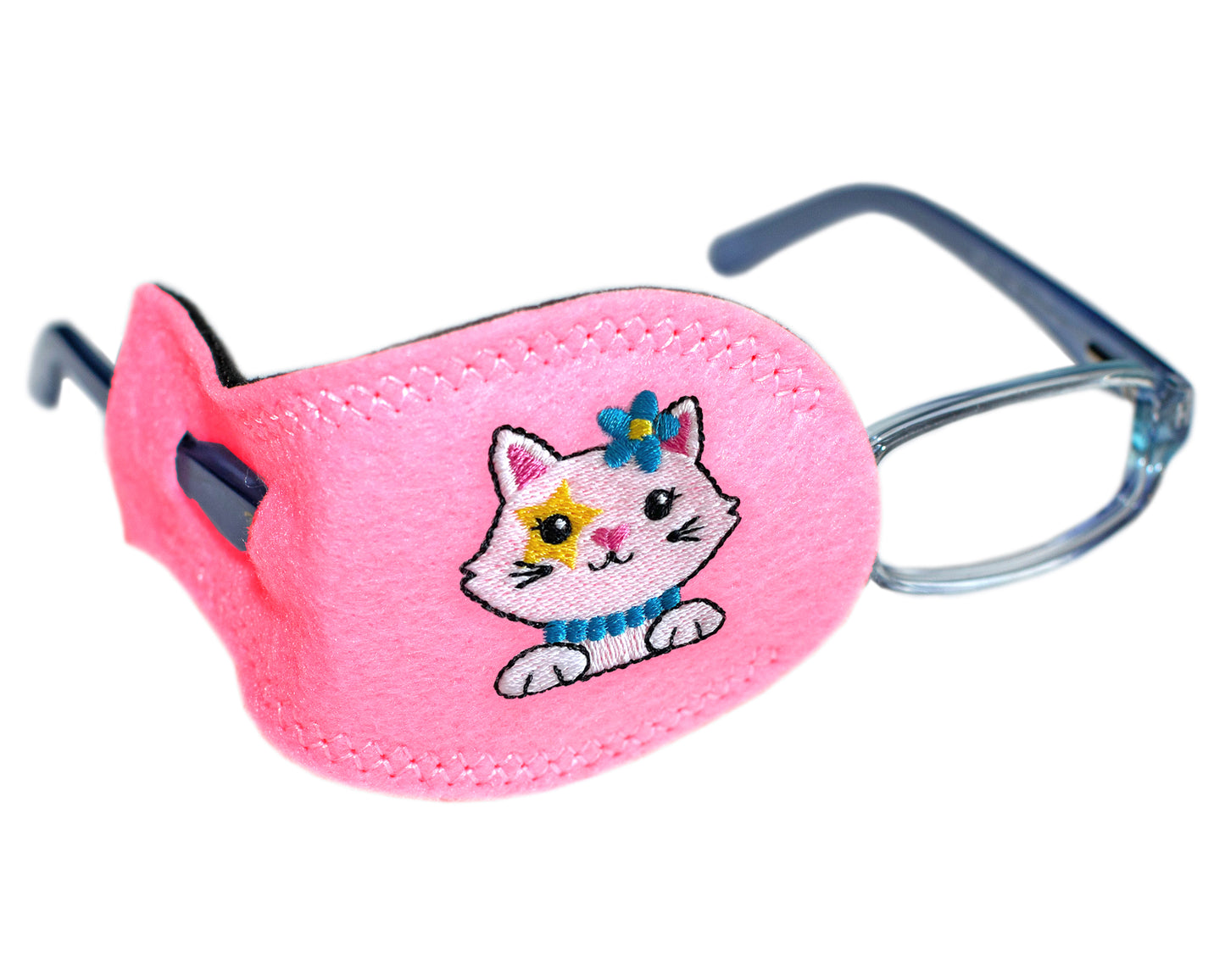 Child Pocket Patch - Flower Kitty