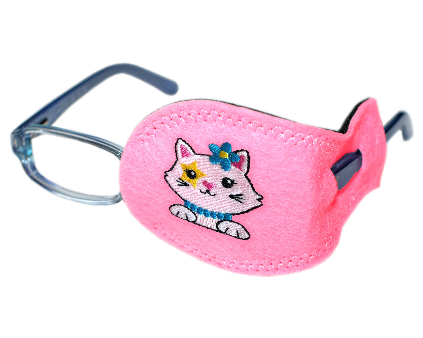 Child Pocket Patch - Flower Kitty