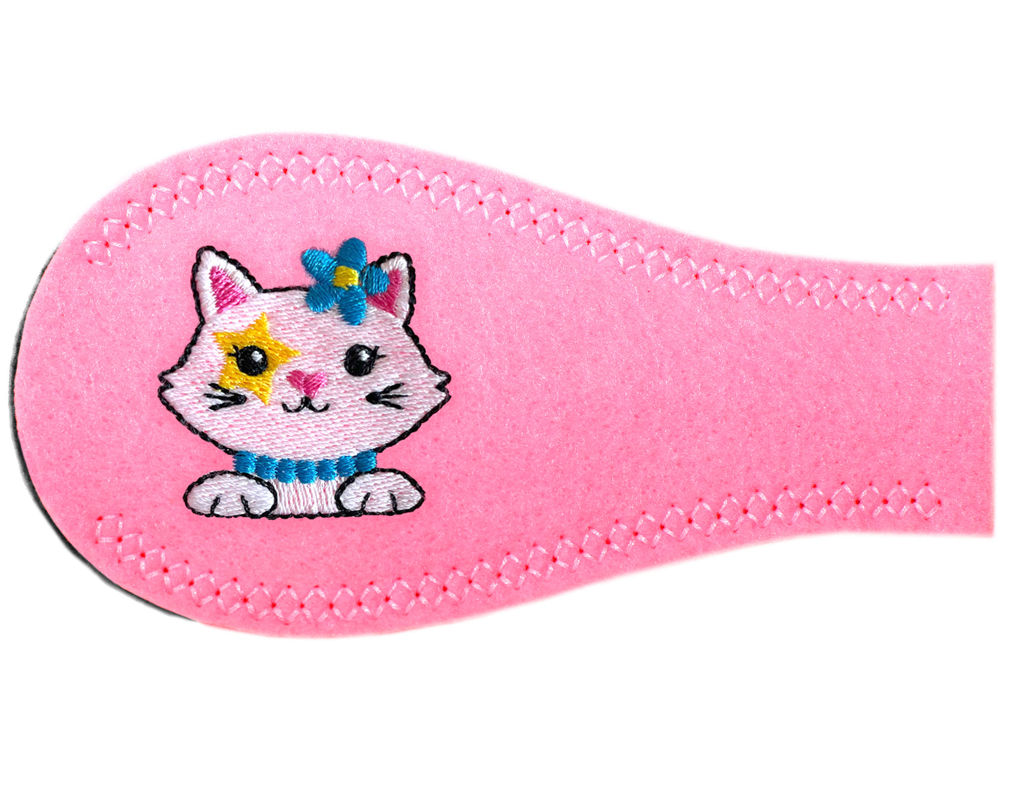 Child Pocket Patch - Flower Kitty
