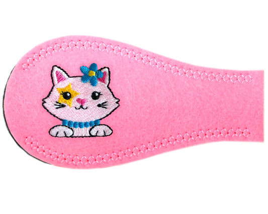 Child Pocket Patch - Flower Kitty