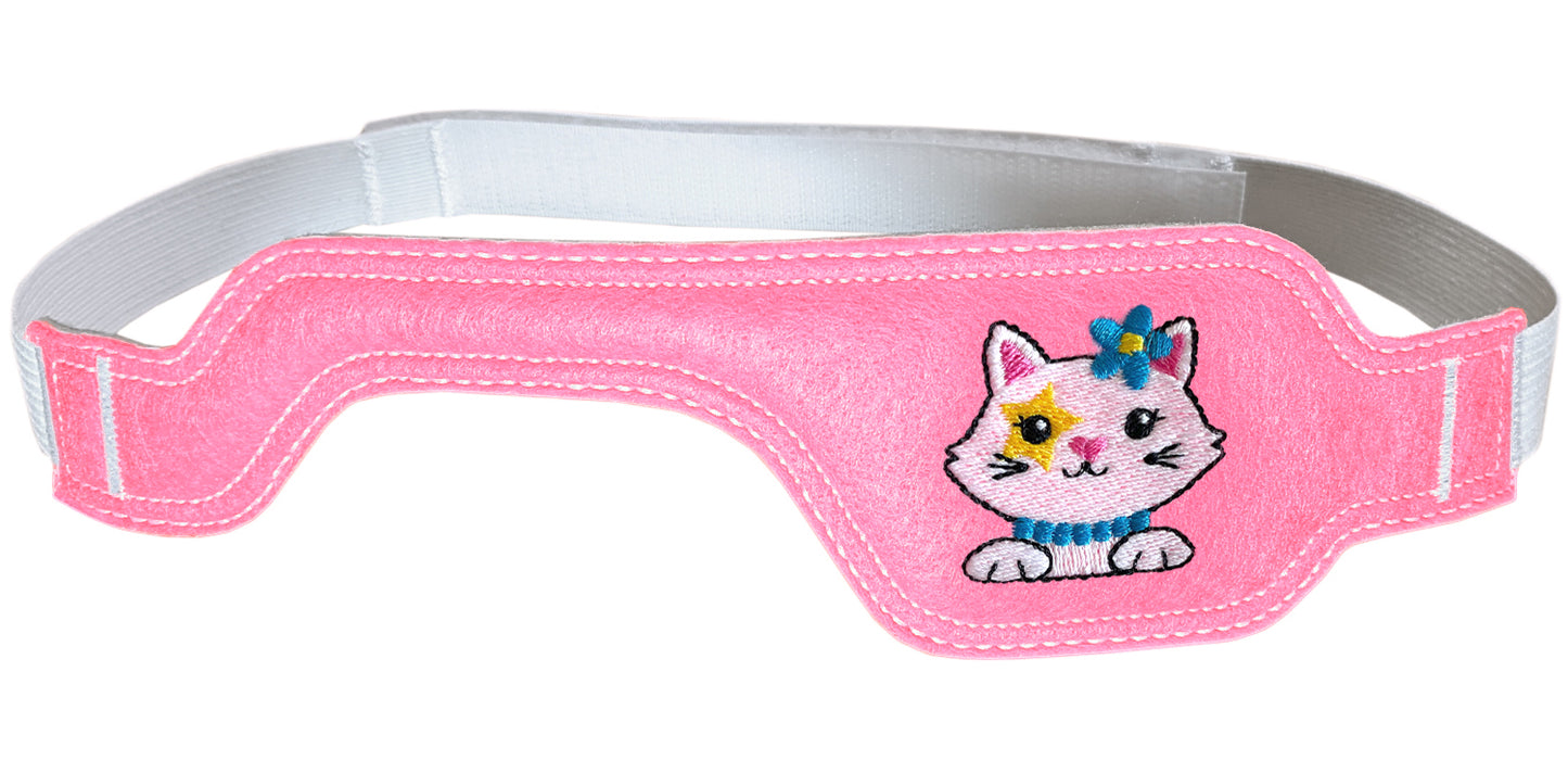 Child Poggle Eye Patch - Flower Kitty