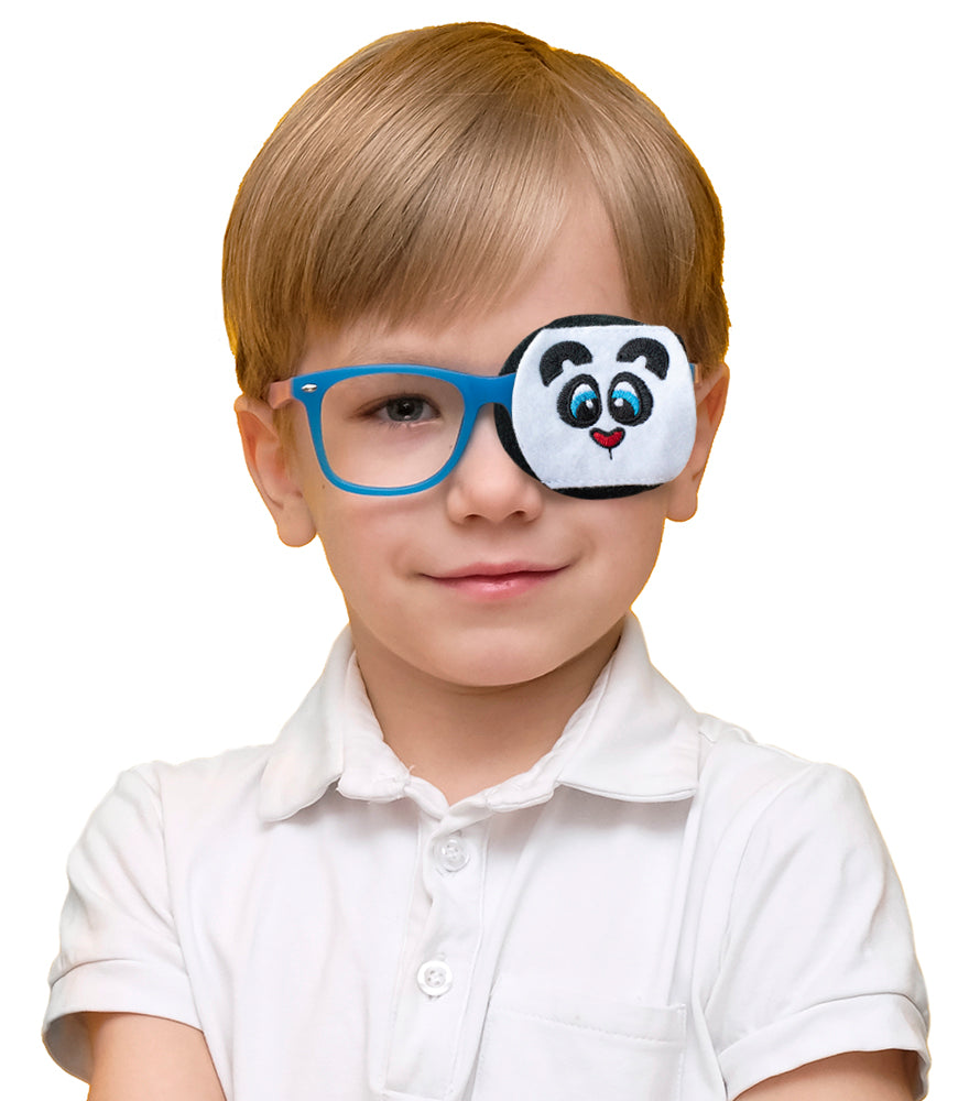 Child Eyeglass Patch - Panda