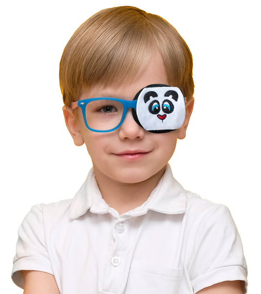 Child Eyeglass Patch - Panda