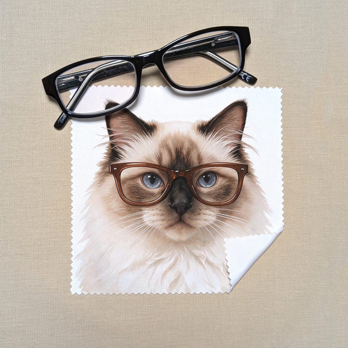 Lens Cloth - Cats Wearing Eyeglasses