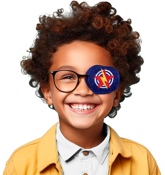 Child Eyeglass Patch - Superhero