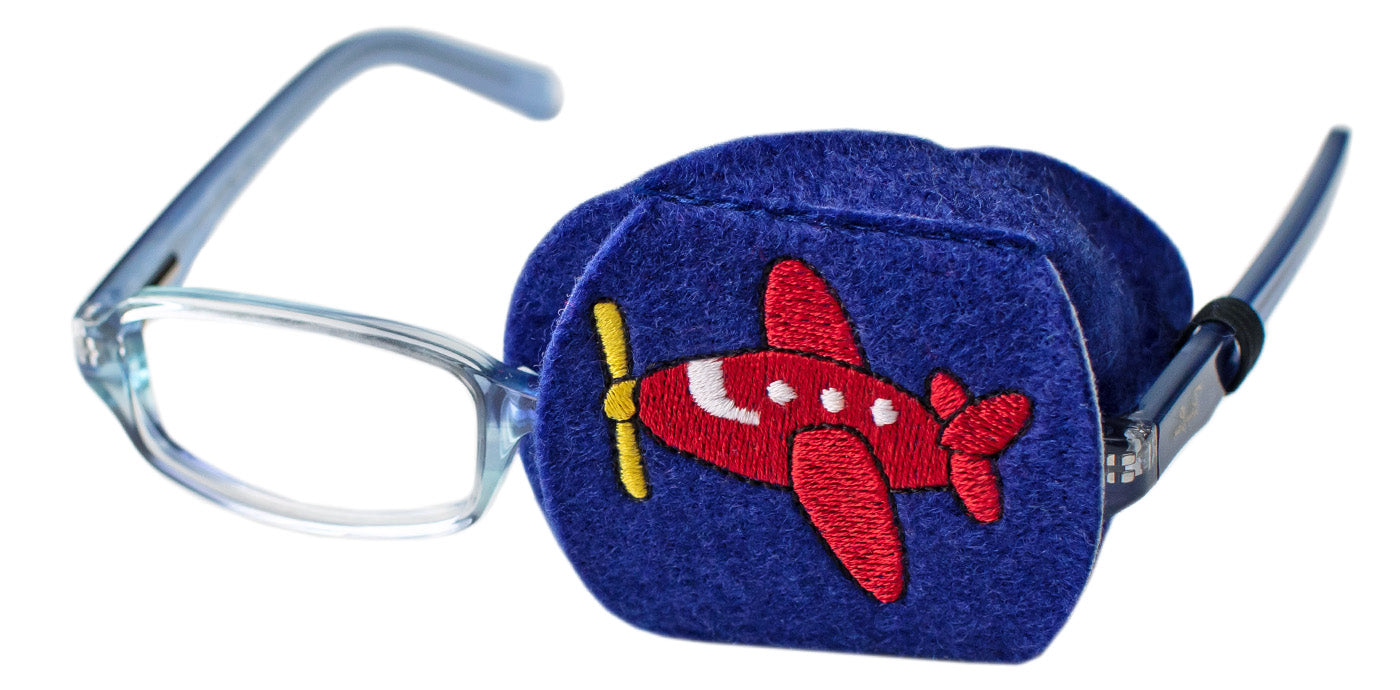 Child Eyeglass Patch - Airplane