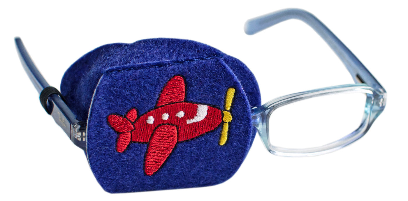 Child Eyeglass Patch - Airplane
