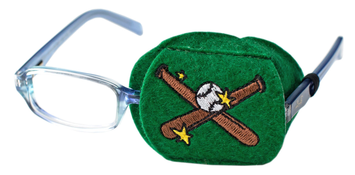 Child Eyeglass Patch - Baseball