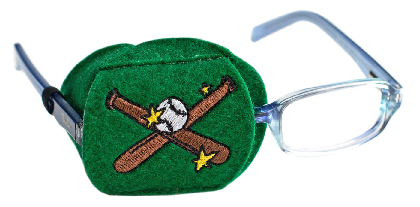 Child Eyeglass Patch - Baseball