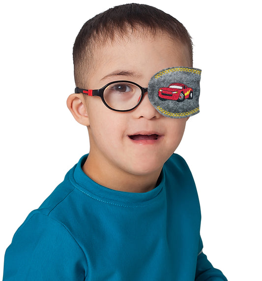 Child Pocket Patch - Race Car