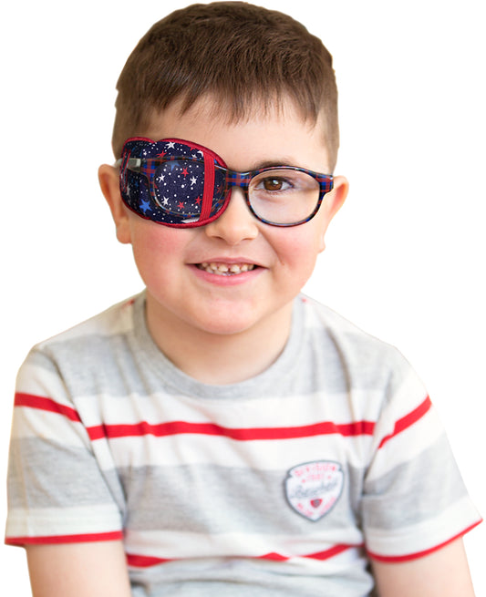 Child Cotton Patch - Red, White & Blue Stars