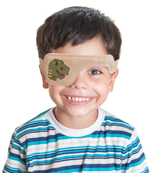 Child Poggle Eye Patch - T-Rex Dinosaur