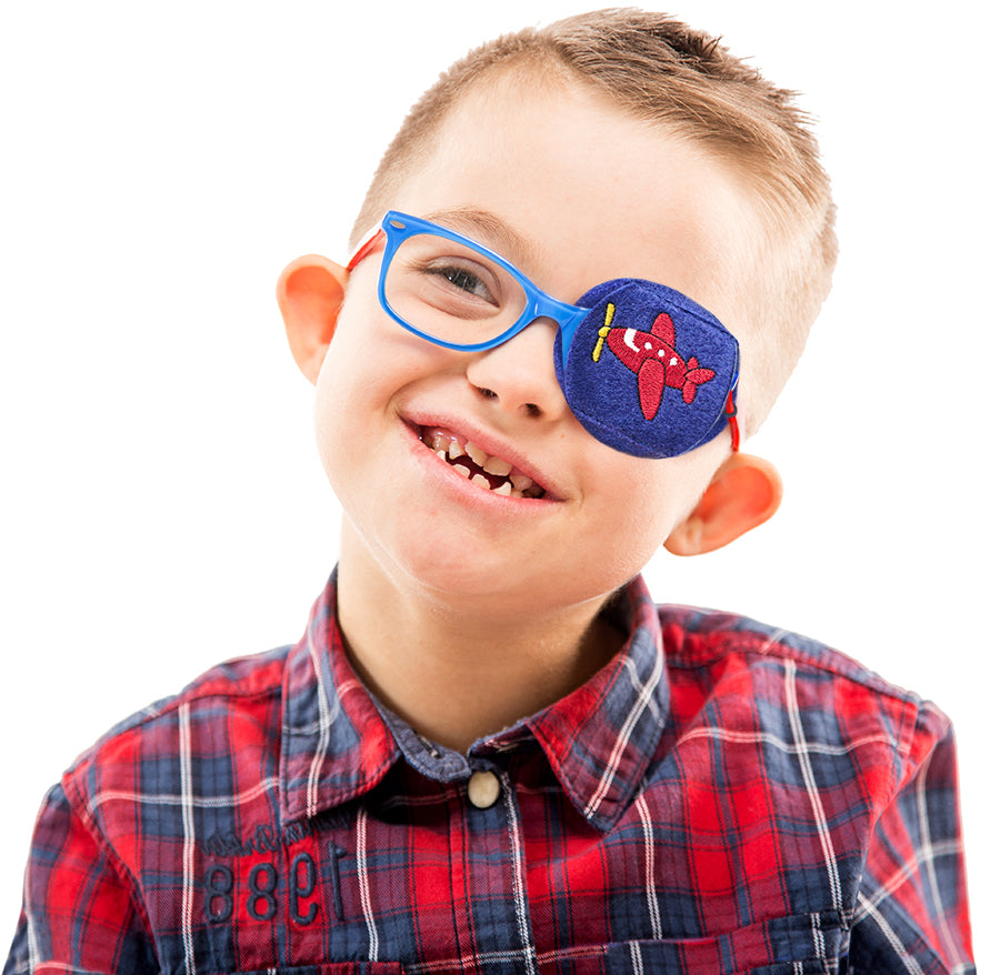 Child Eyeglass Patch - Airplane