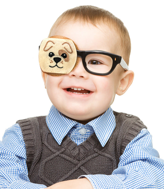 Child Eyeglass Patch - Puppy
