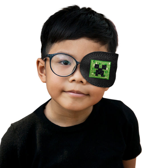 Child Pocket Patch - Block Head