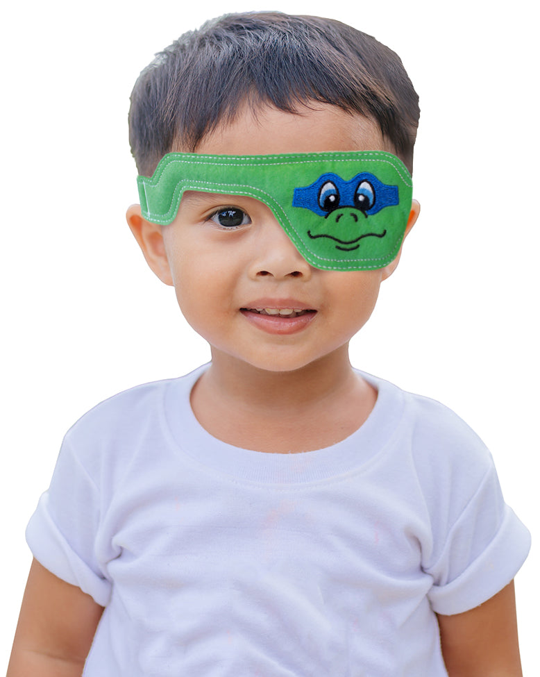 Child Poggle Eye Patch - Turtle