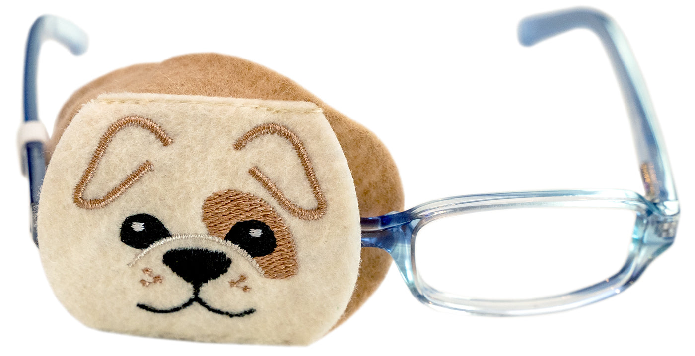 Child Eyeglass Patch - Puppy
