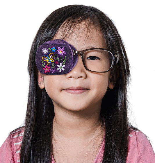 Child Eyeglass Patch - Springtime