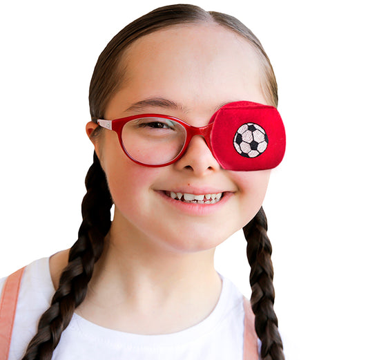 Child Eyeglass Patch - Soccer