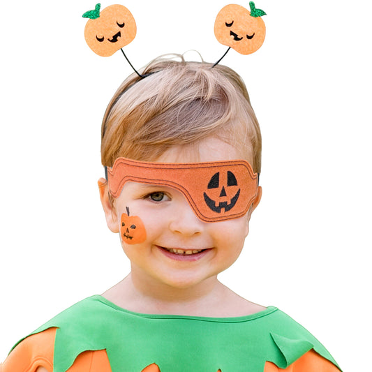 Poggle Eye Patch - Pumpkin Face (3 sizes)