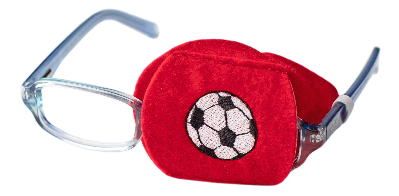Child Eyeglass Patch - Soccer