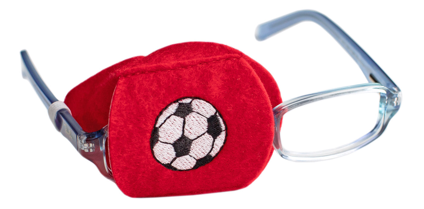 Child Eyeglass Patch - Soccer