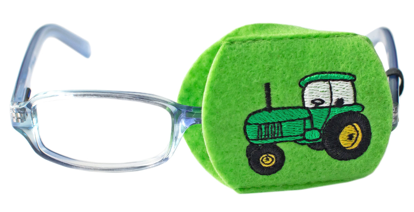 Child Eyeglass Patch - Tractor