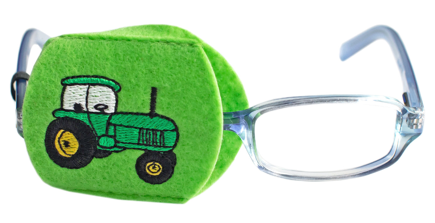 Child Eyeglass Patch - Tractor